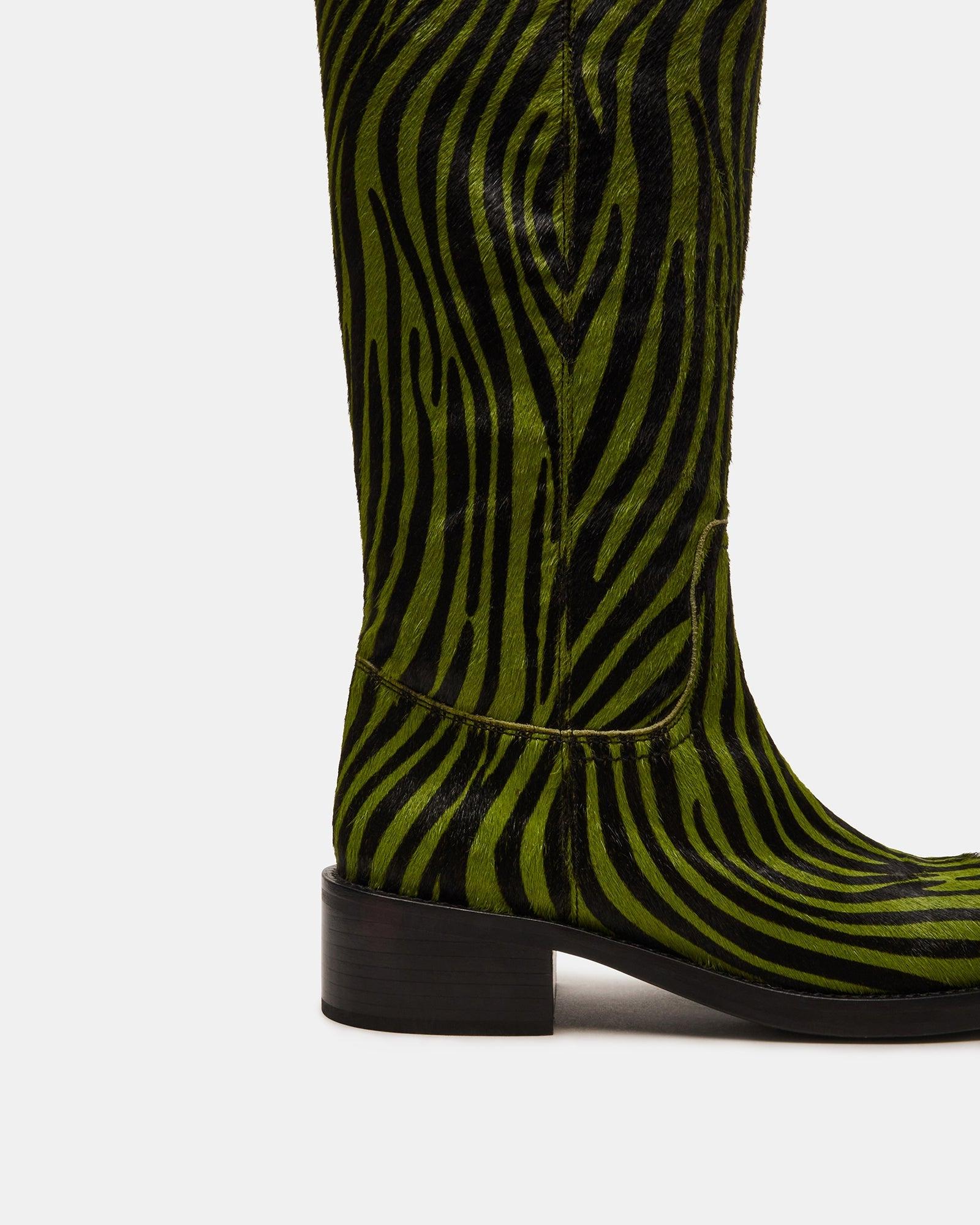 RIGGS GREEN ZEBRA PRINT Female Product Image