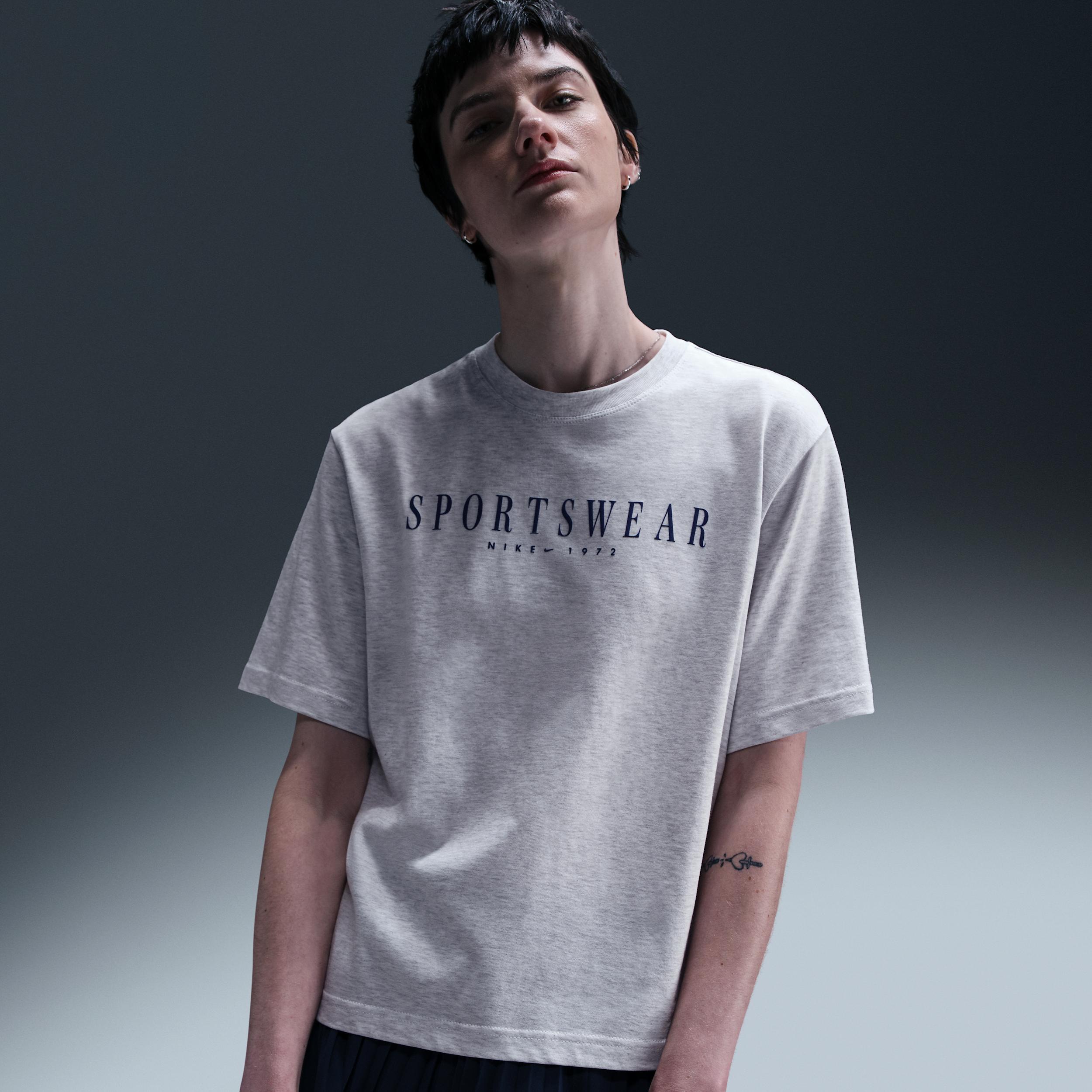 Womens Nike Sportswear Boxy T-Shirt | HV4653-051 Product Image