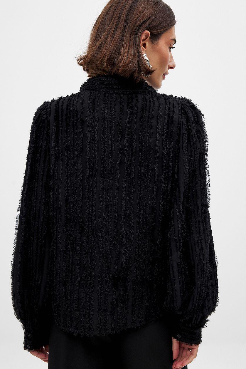 Fringe Long Sleeve Shirt Product Image