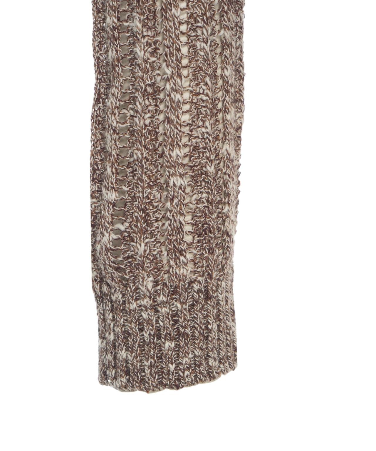 Net knit sweater Product Image