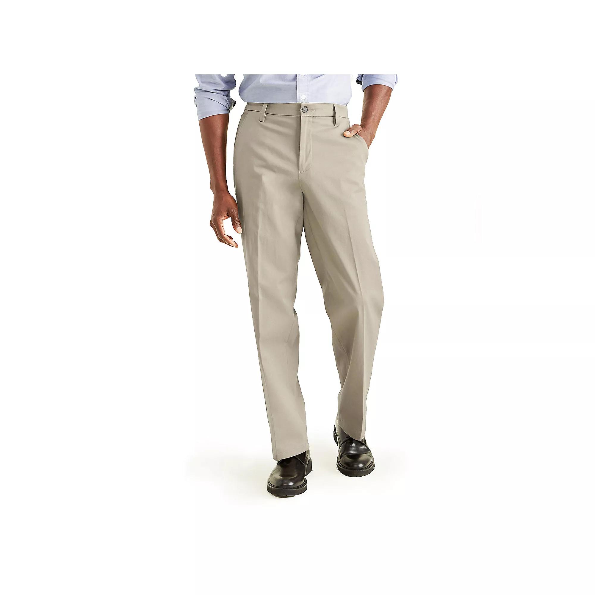 Men's Dockers® Workday Classic-Fit Smart 360 FLEX Khaki Pants, Size: 40X29, Safari Beige Product Image