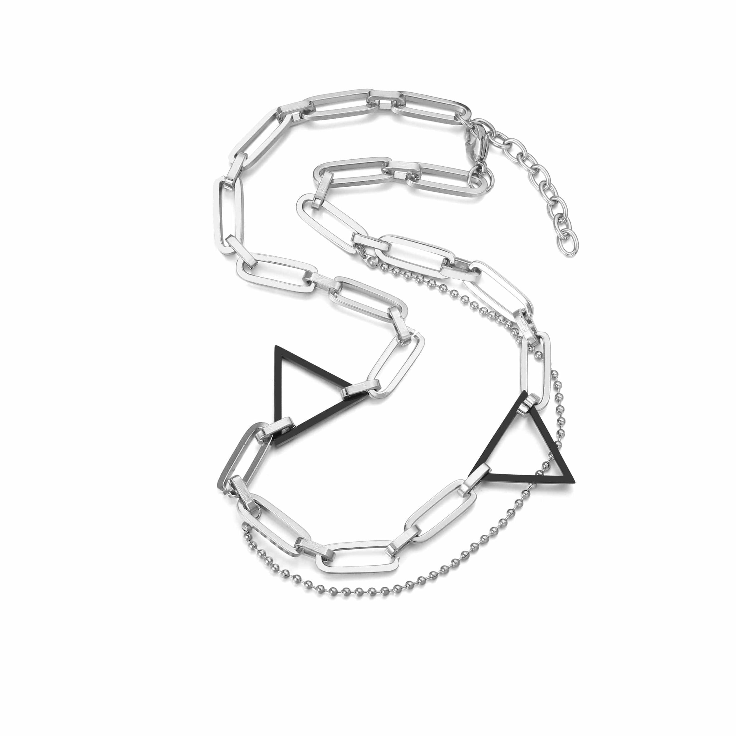 TRIANGLE CHAIN NECKLACE Product Image