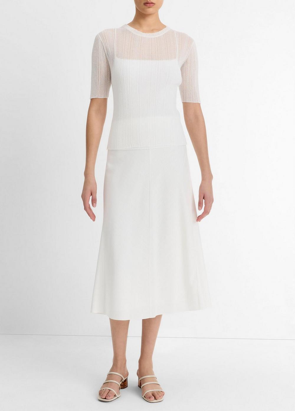 Italian Cotton-Blend Double-Layer Top Product Image