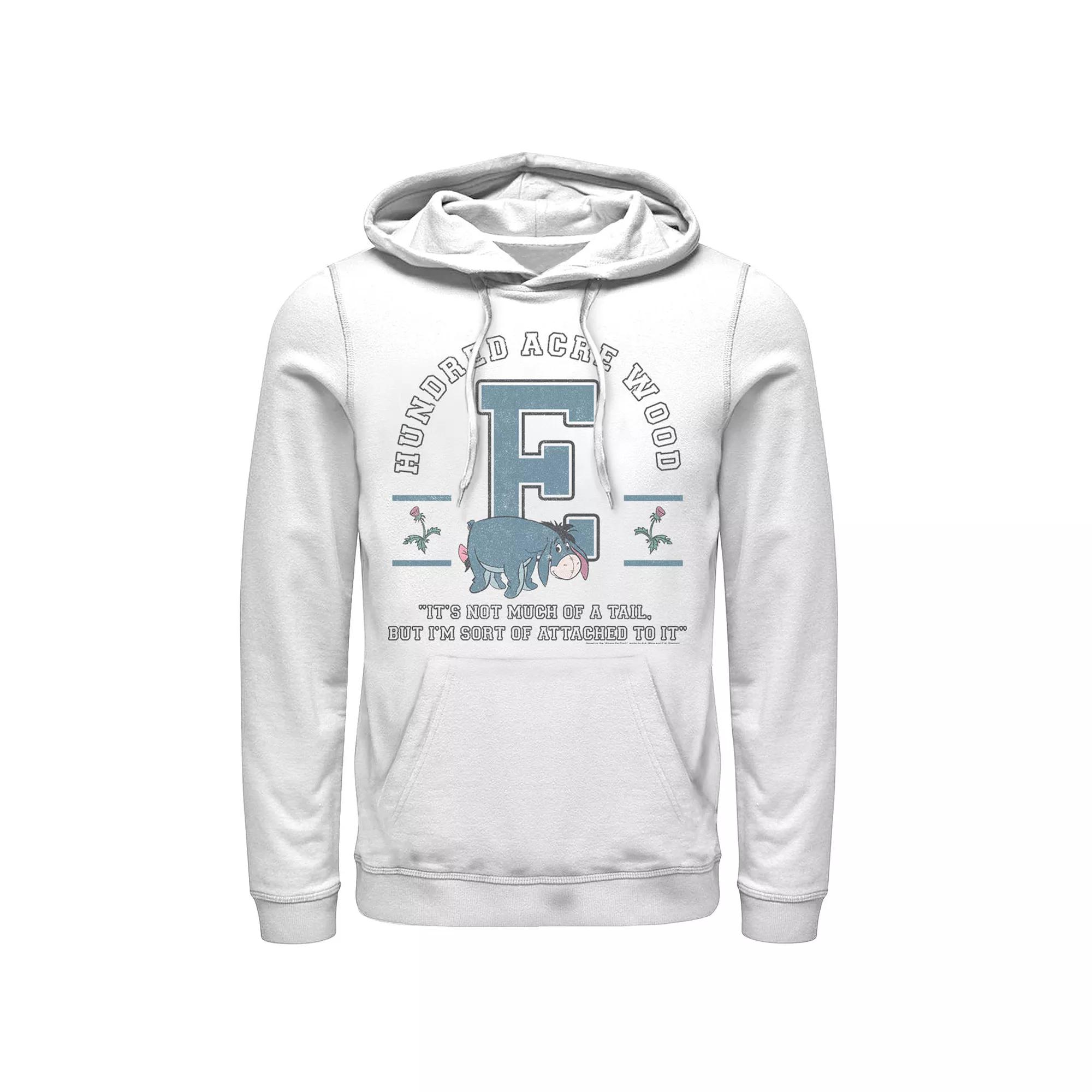 Disney's Winnie The Pooh Eeyore Men's Not Much Of A Tail Quote Hoodie,  Product Image