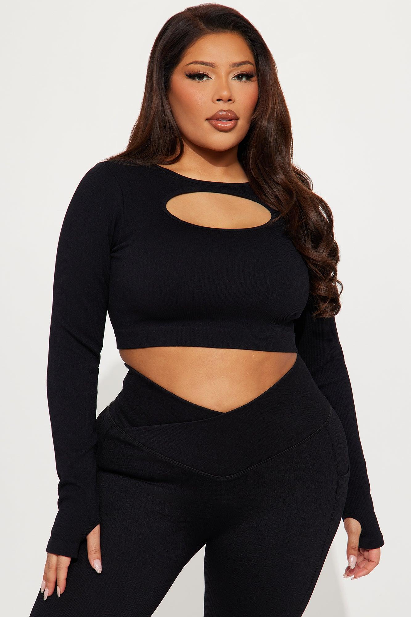 Resistance Effortless Seamless Active Top - Black Product Image