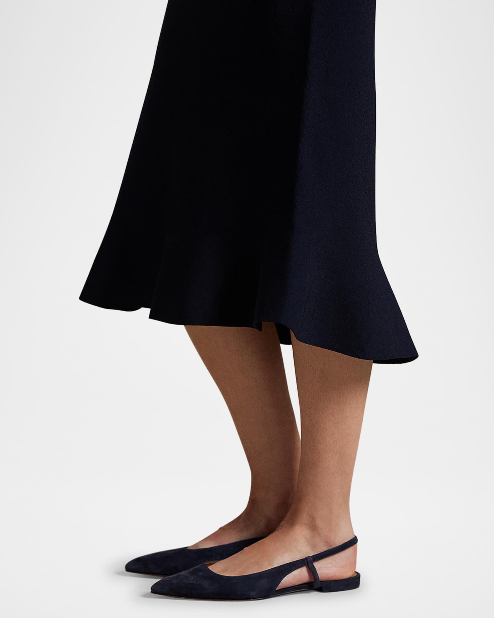 Flared Knit Skirt Product Image