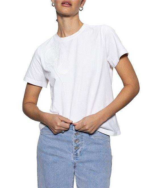 Sanctuary Rose Crew Neck Short Sleeve Perfect Tee Product Image