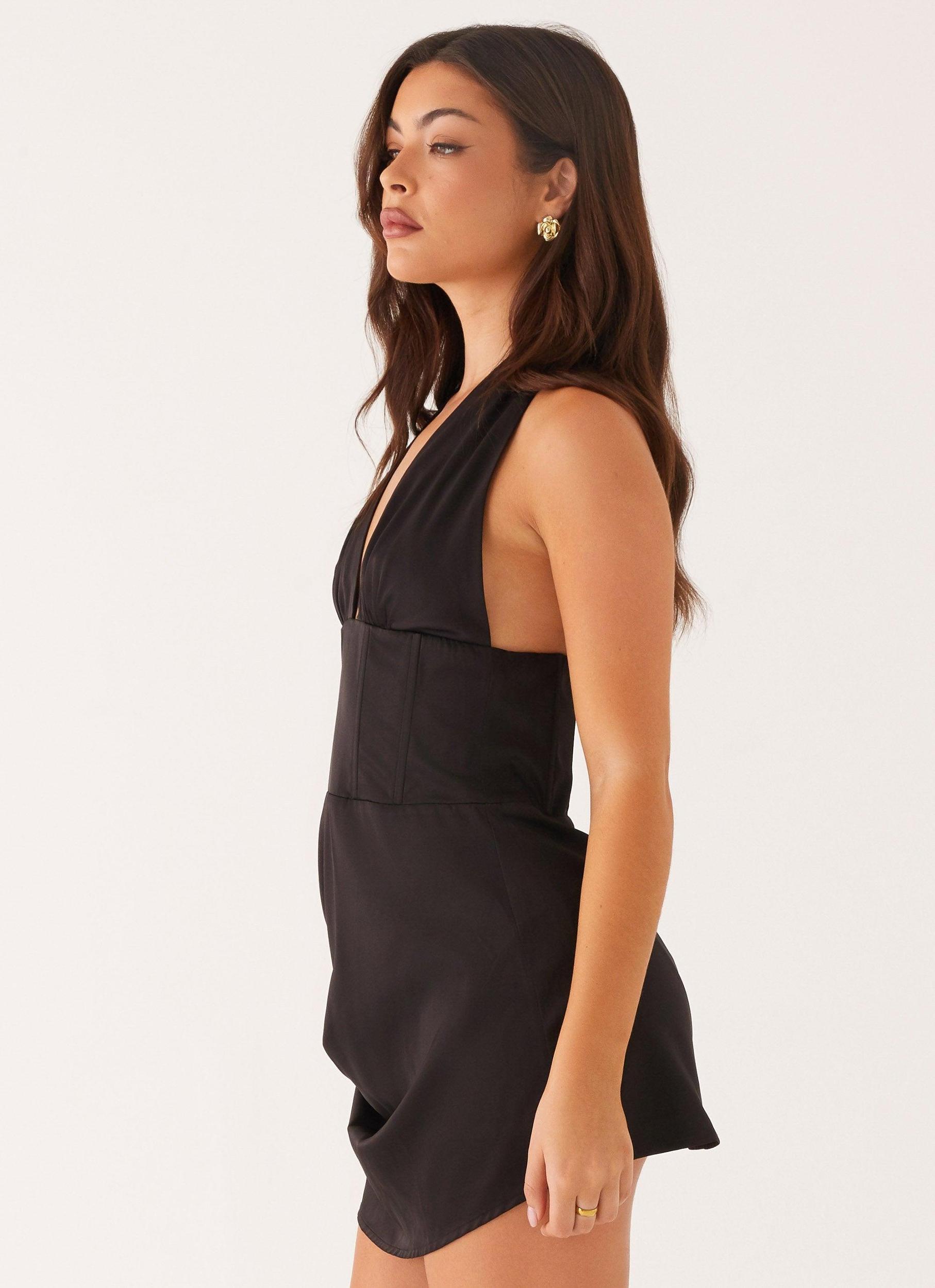 Abbey Mini Dress - Black Product Image