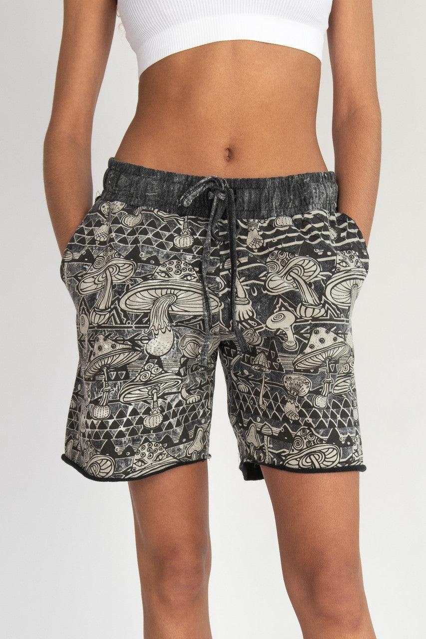 Mushroom Printed Sweatshorts Product Image