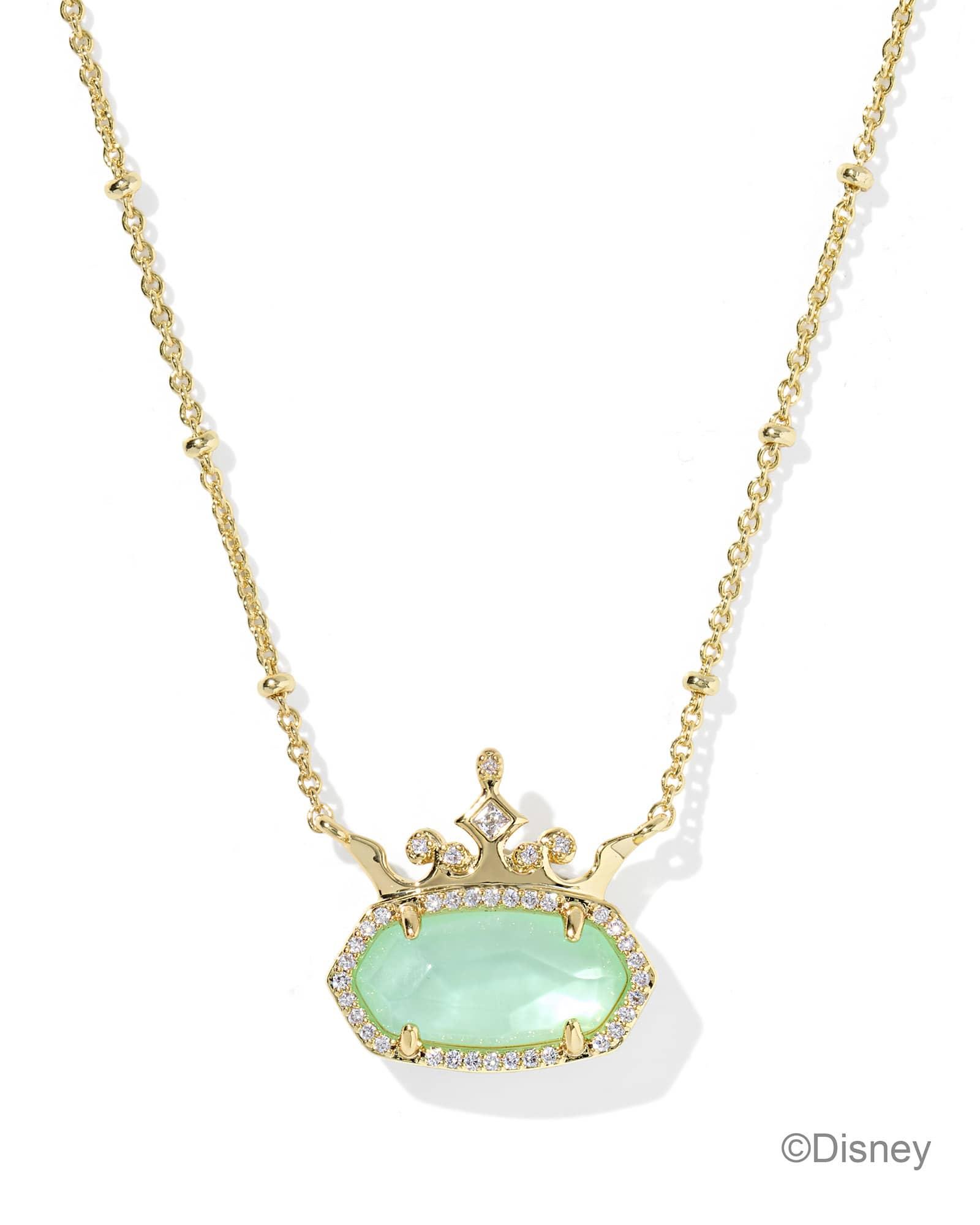 Disney | Kendra Scott Elisa Princess Gold Short Pendant Necklace Product Image