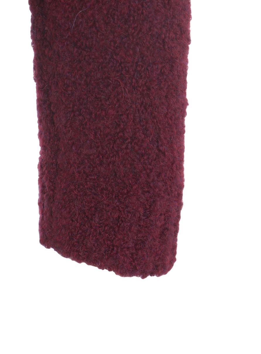 Knit sweater with stand-up collar Product Image