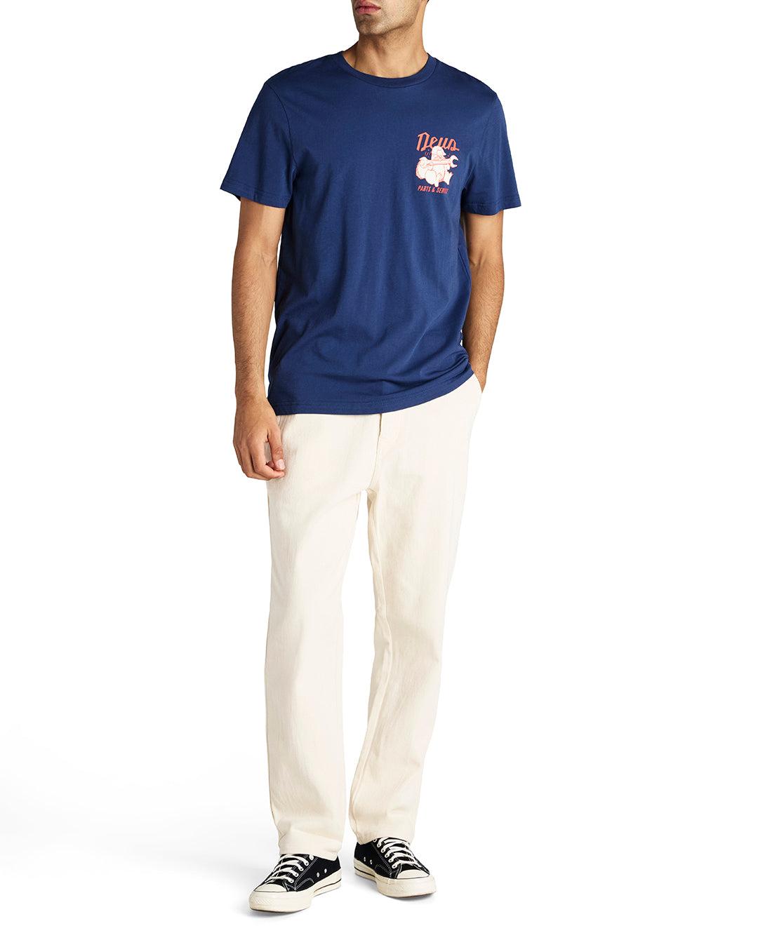 Overbite Tee - Mechanic Blue Product Image