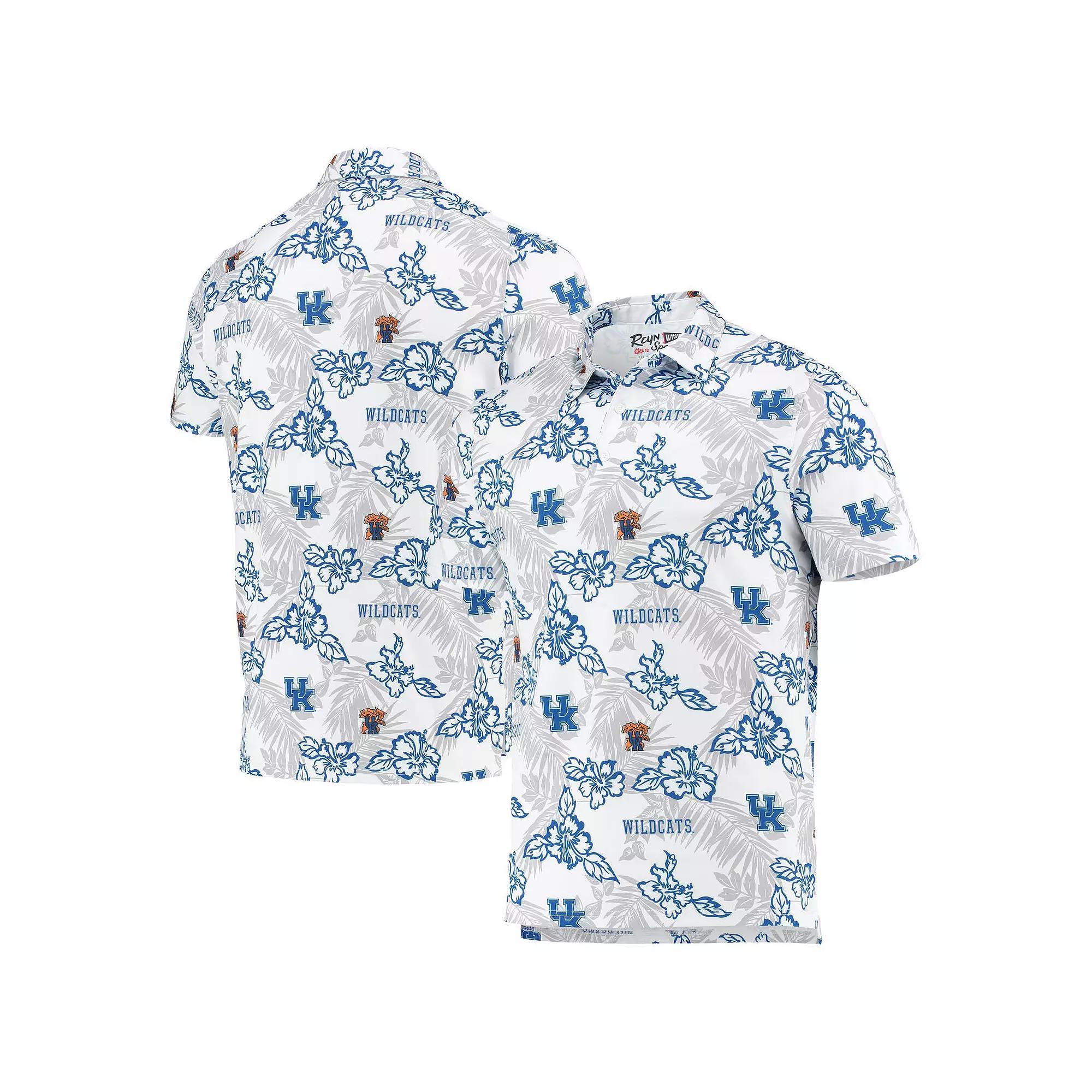 Men's Reyn Spooner White Kentucky Wildcats Performance Polo, Size: 3XL Product Image