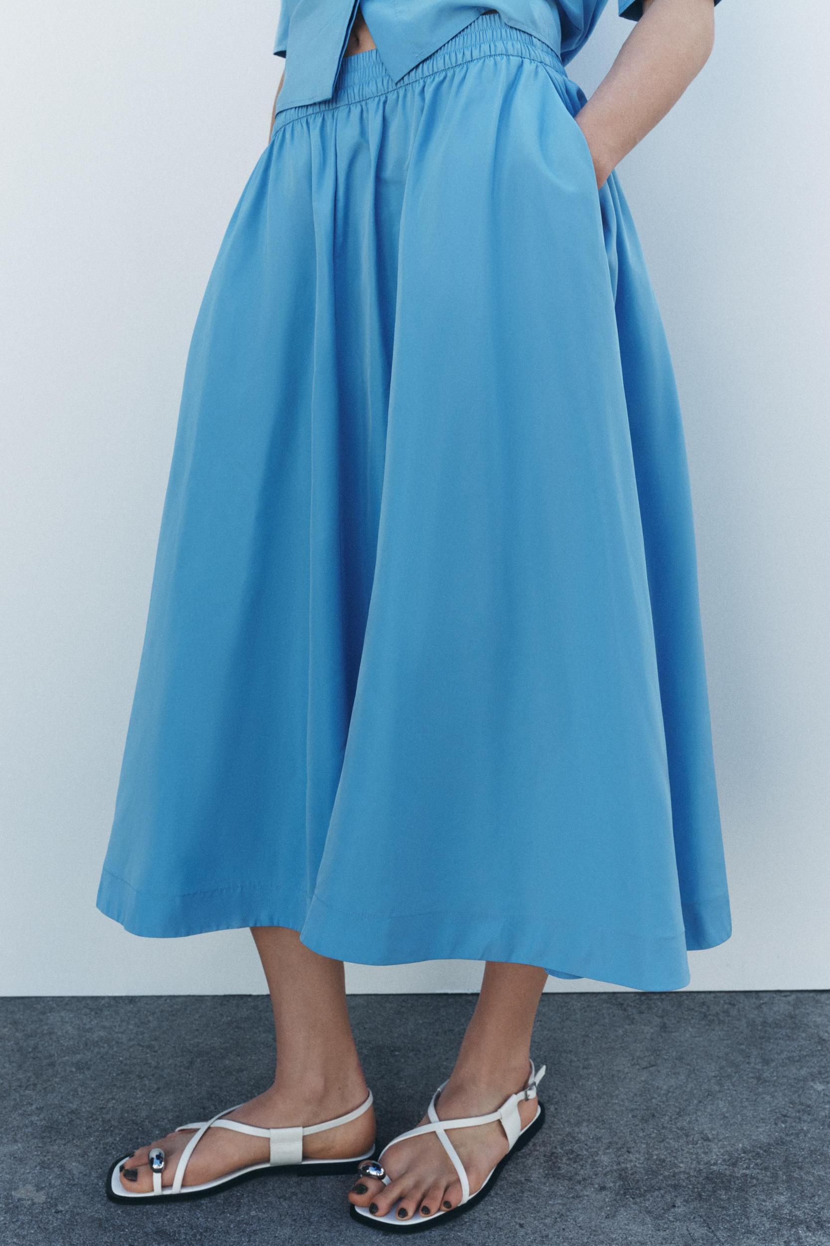 FULL MIDI SKIRT ZW COLLECTION Product Image