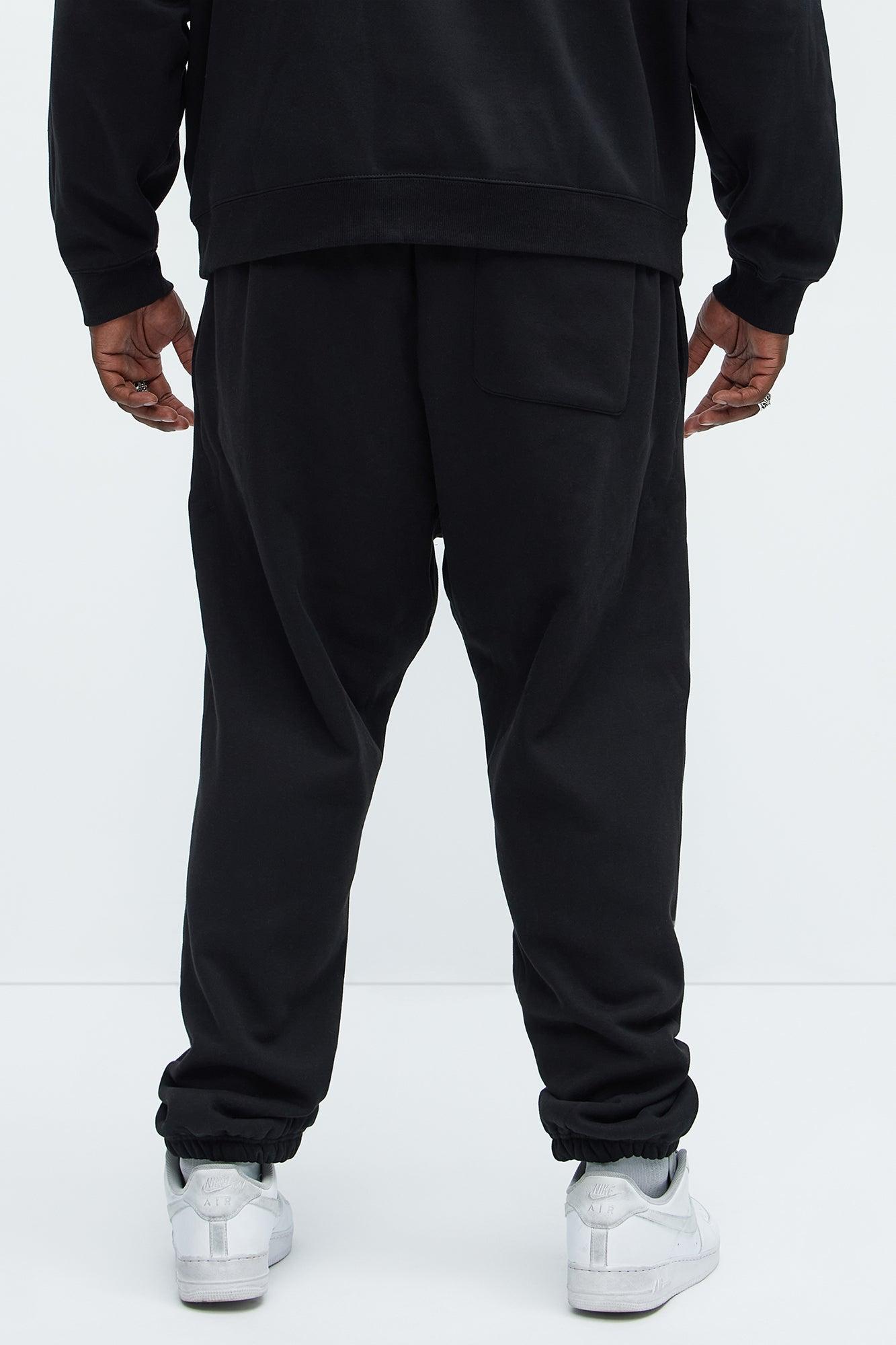 Tyson Heavyweight Sweat Jogger - Black Product Image
