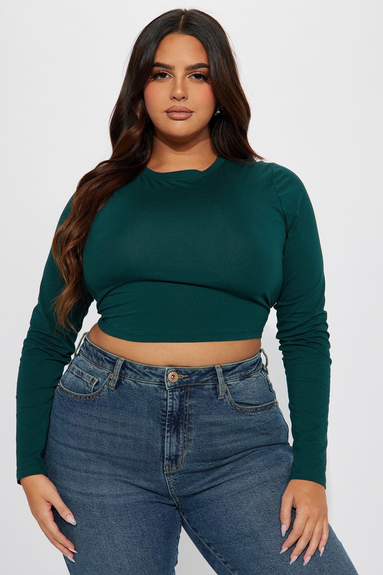 Robin Long Sleeve Top - Hunter Product Image