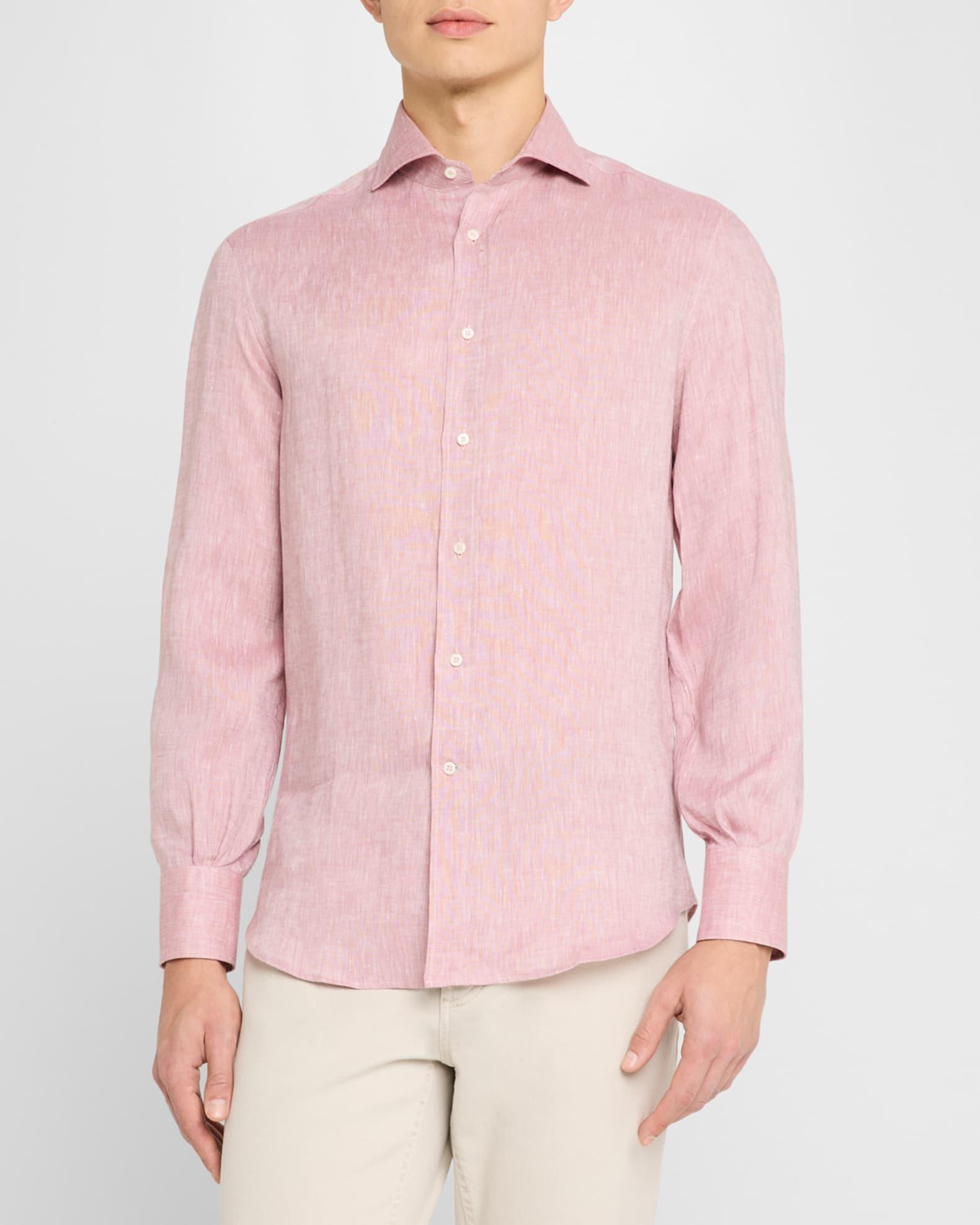 Men's Linen Sport Shirt Product Image