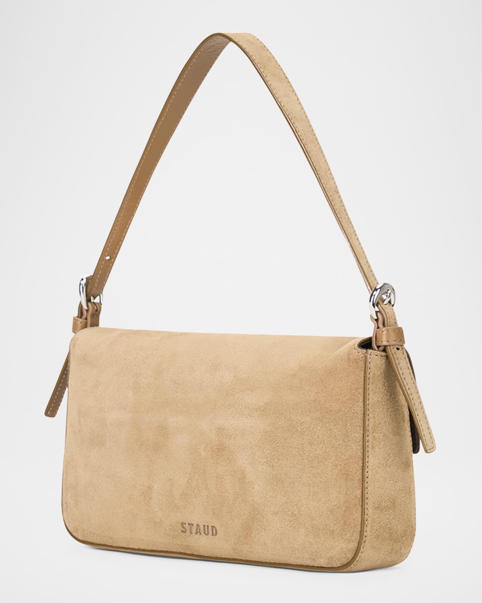 Harlow Buckle Suede Shoulder Bag Product Image