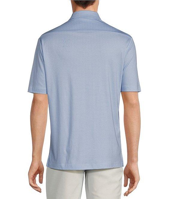 Hart Schaffner Marx HartSoft Short Sleeve Mini Print Coatfront Shirt Product Image