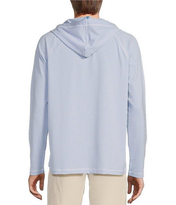 Tommy Bahama Big & Tall Starboard Stripe Long Sleeve Hoodie Product Image