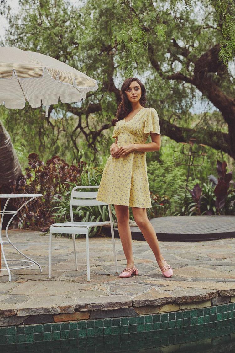 Lila Ditsy Mini Dress Product Image