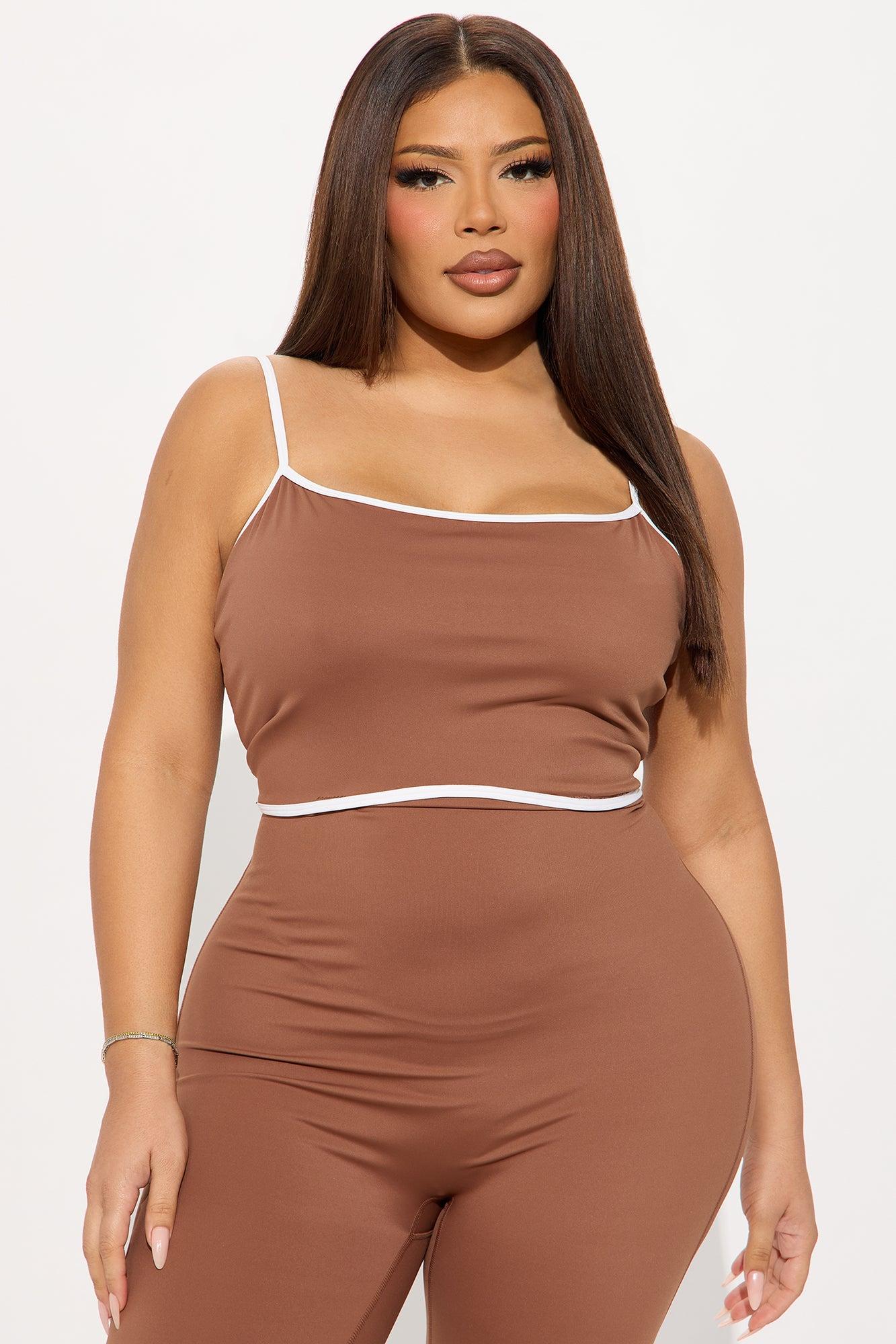 Heidi 2 Piece Bolero Active Jumpsuit - Mocha Product Image