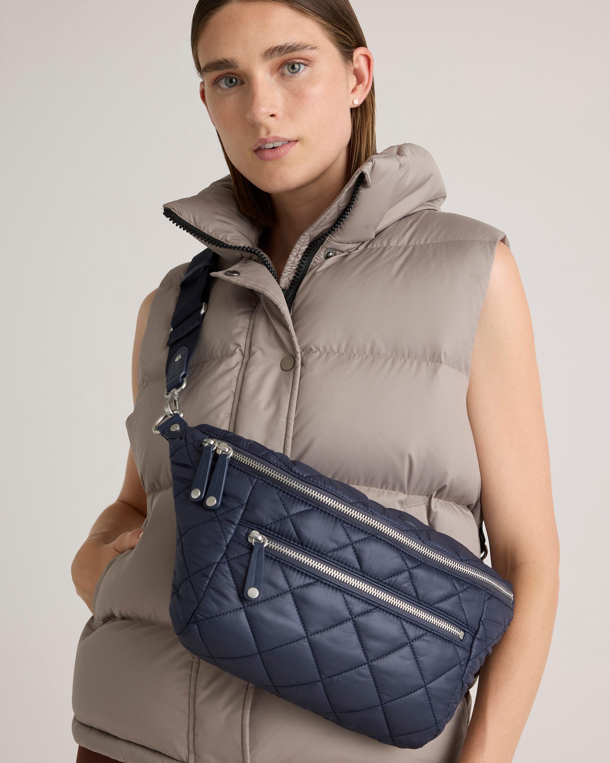 Quince | Women's Transit Quilted Sling Bag Nylon Product Image
