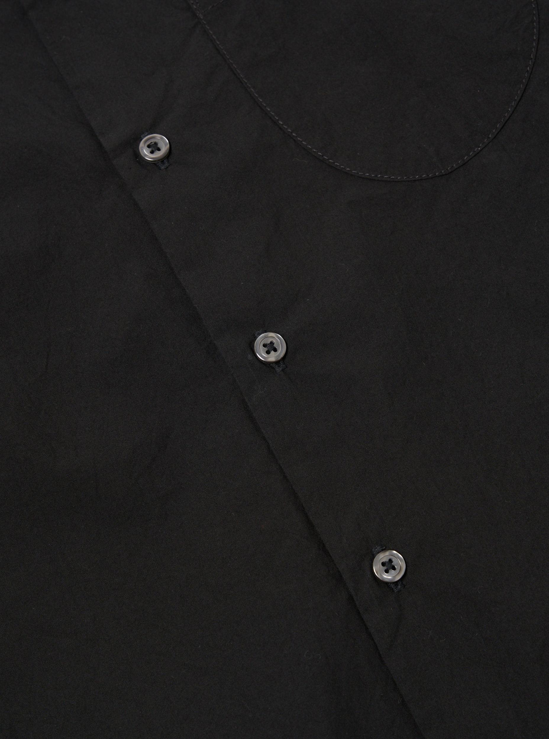 Universal Works Lazy Day Shirt in Black Typewriter Chambray Product Image