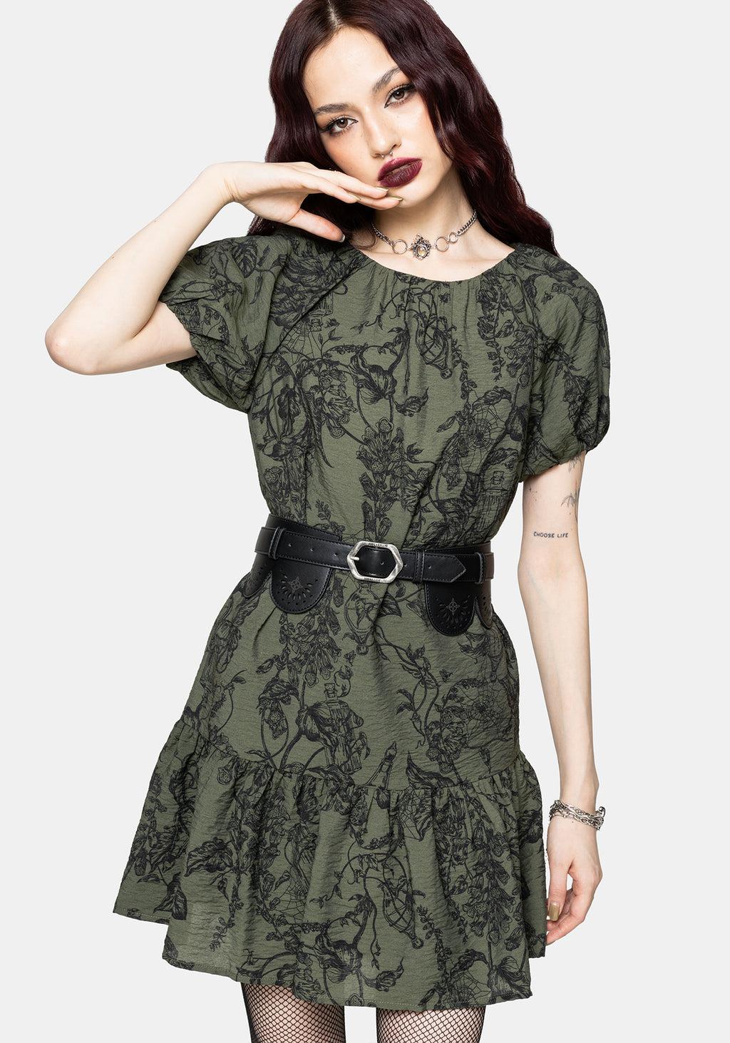Orla Foxglove Mini Smock Dress Product Image