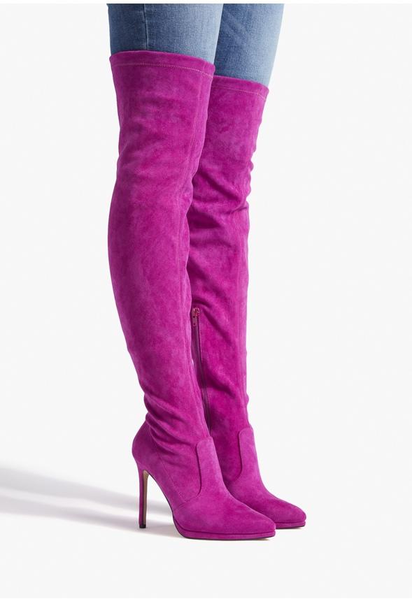 JustFab Margaux Platform Loafer Pump Womens Black/ White Size 8.5 Product Image