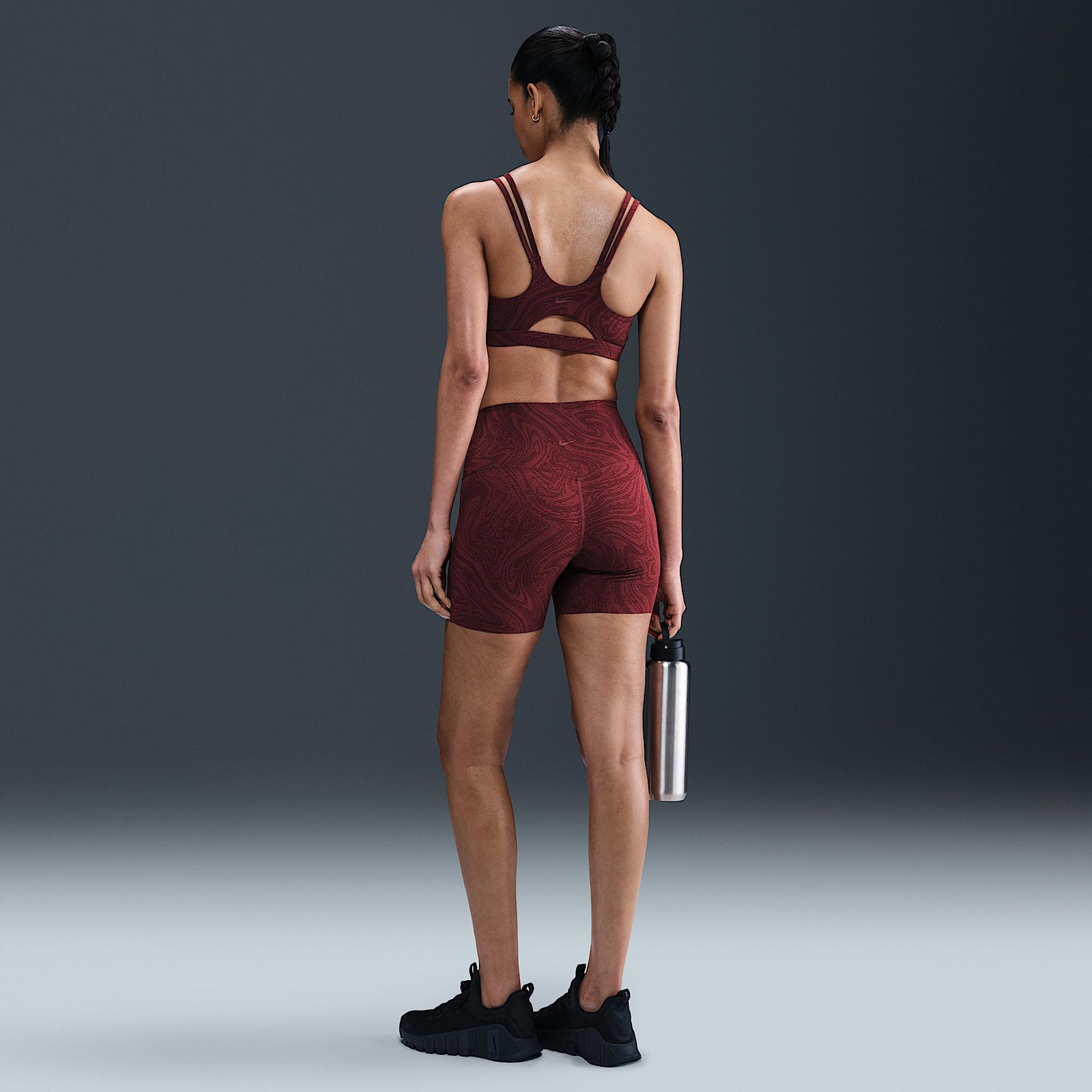 Nike Womens Zenvy Light-Support Padded Printed Sports Bra | HQ2802-652 Product Image