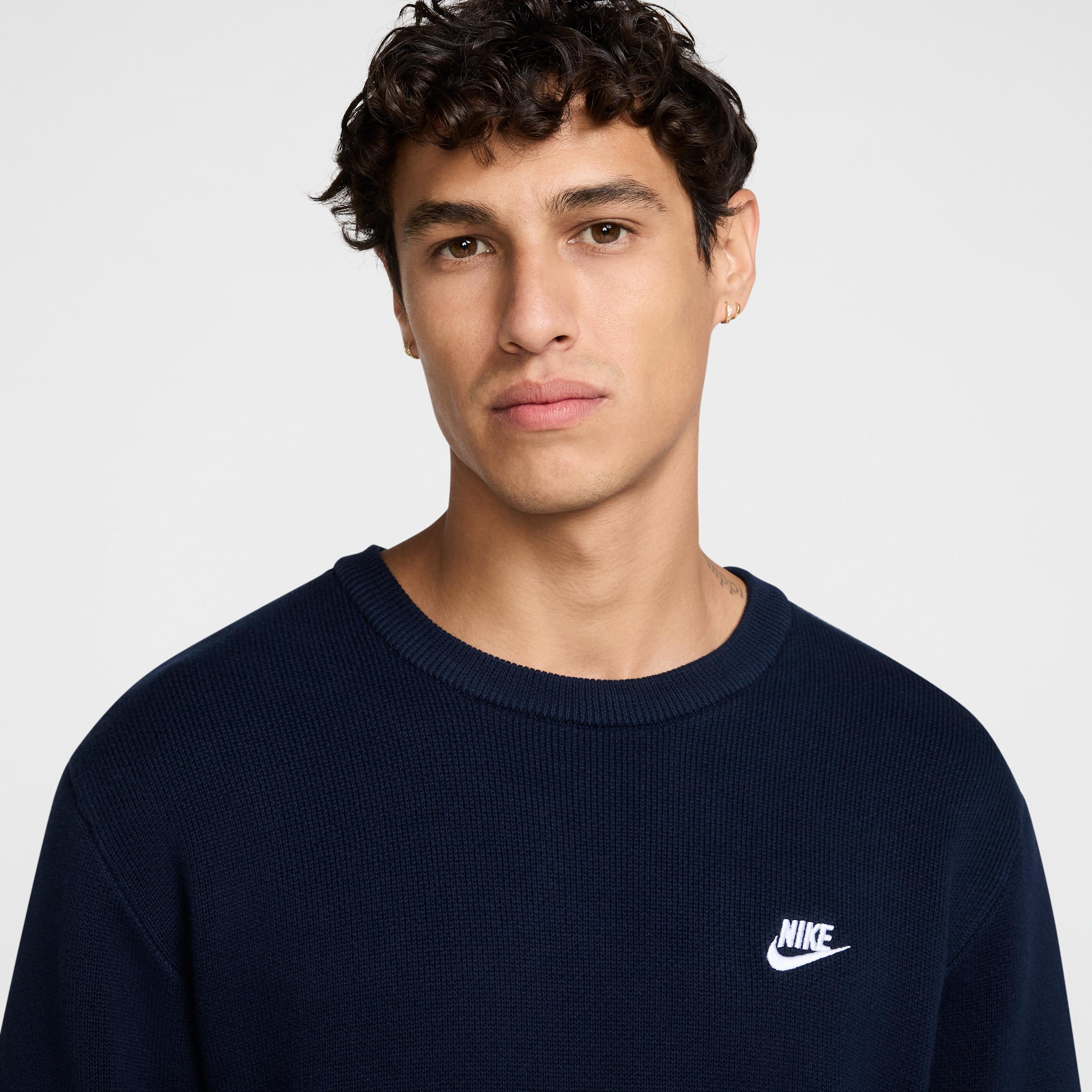 Nike Men's Club Crew-Neck Sweater Product Image