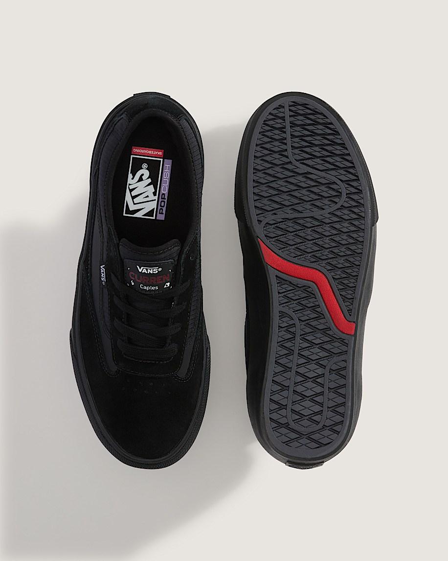Skate Curren Caples Shoe in Black| Vans US Product Image