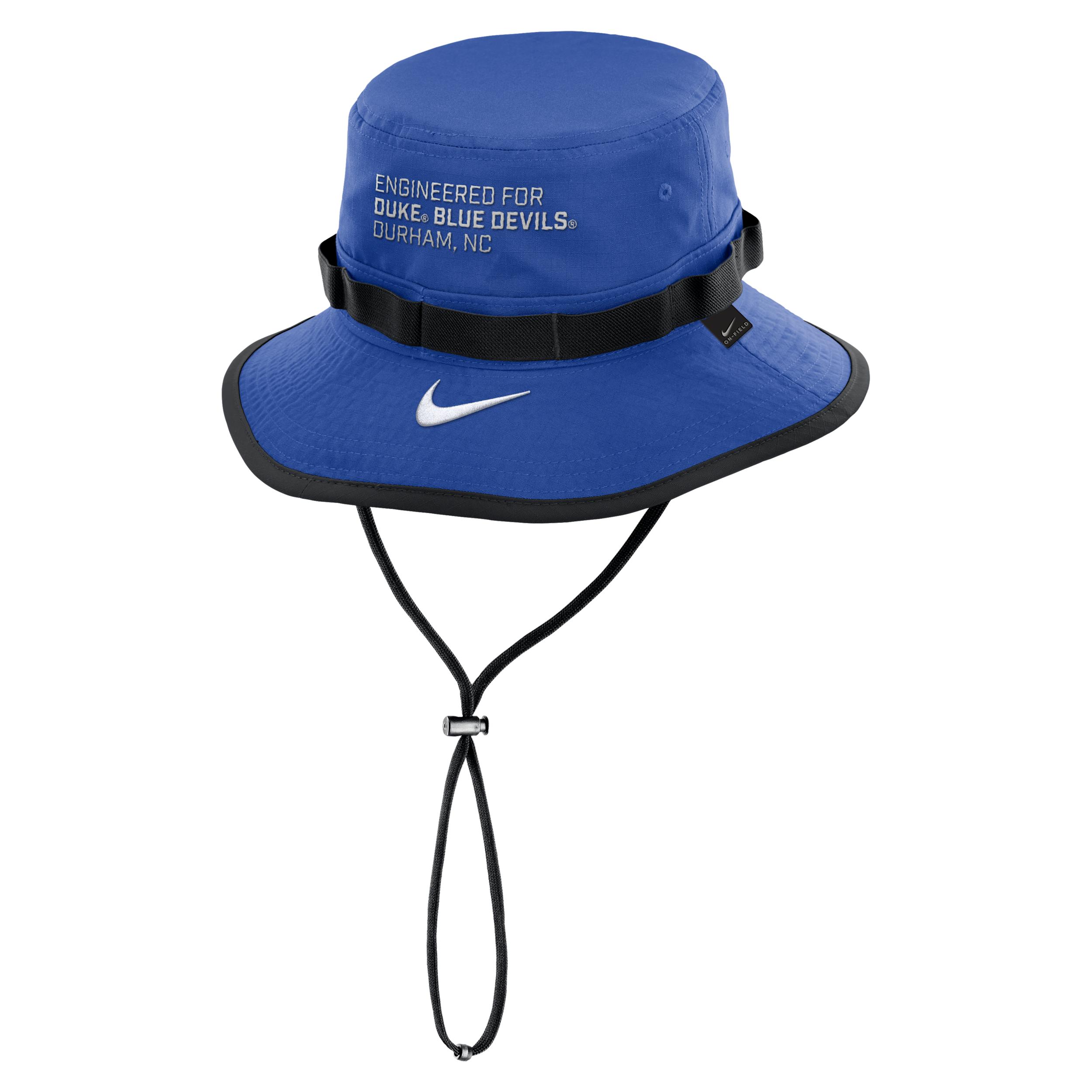 Men's Nike Royal Duke Blue Devils 2025 Sideline Apex Boonie Performance Bucket Hat,  Product Image
