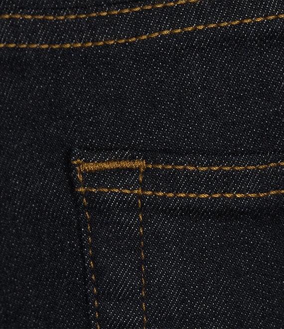 Cremieux Premium Denim Relaxed Straight Fit Dark Wash Stretch Jeans Product Image