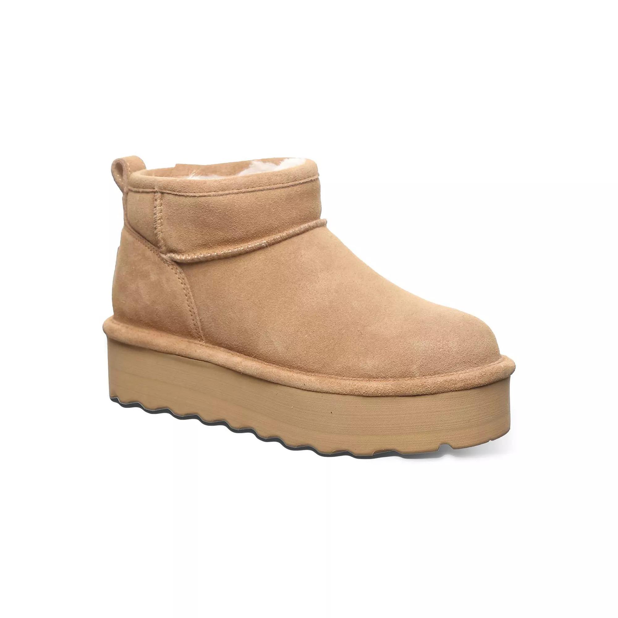 Bearpaw Womens Retro Shorty Solid Water Resistant Fur Boot Product Image