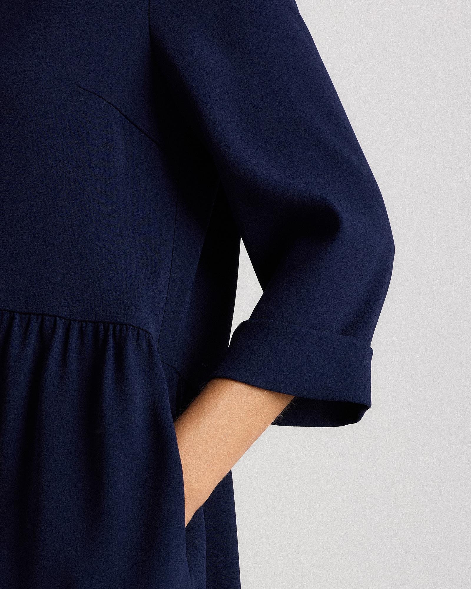 Quince | Women's Fluid Crepe Shirt Dress Polyester Product Image