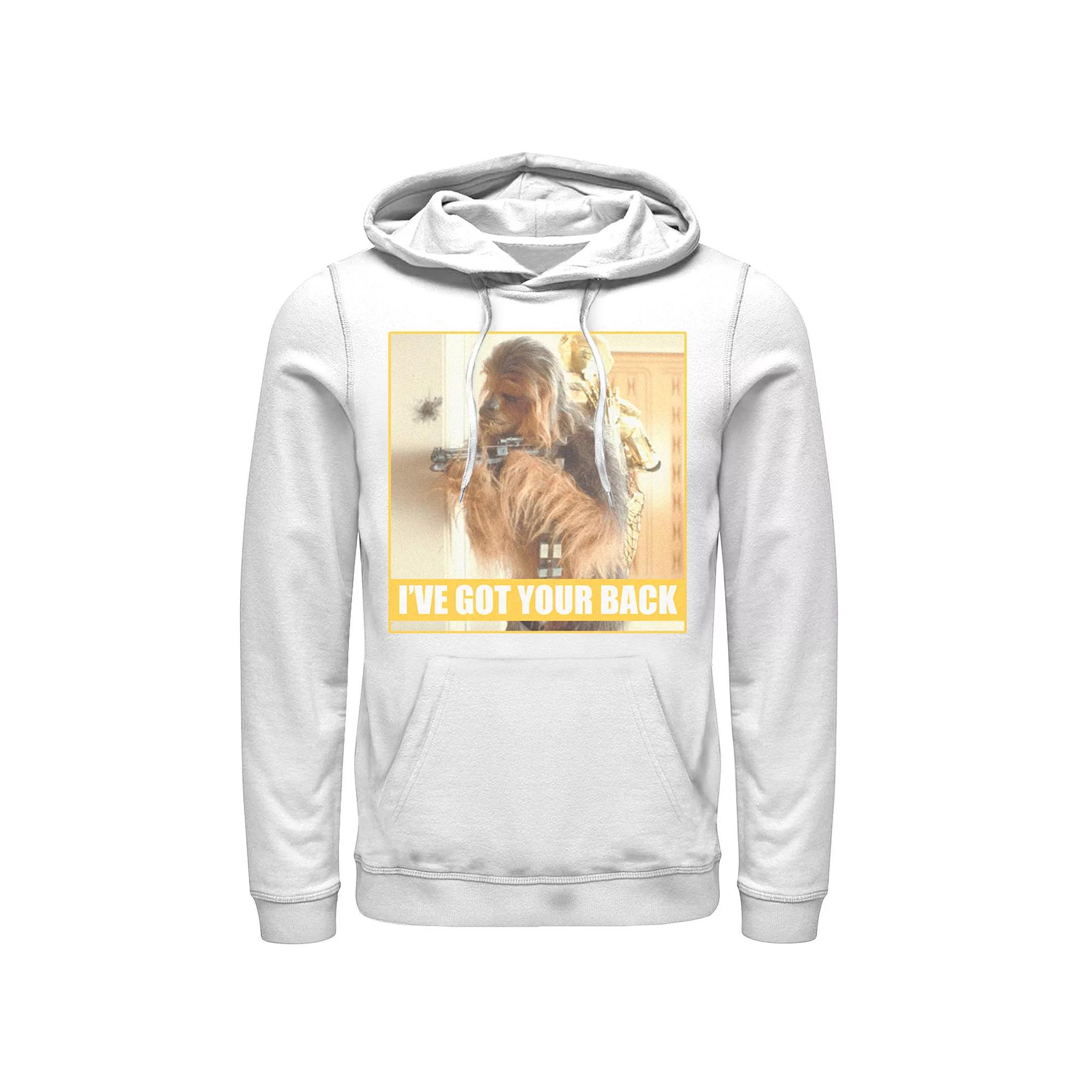 Men's Star Wars Chewie & C-3PO I've Got Your Back Poster Hoodie,  Product Image