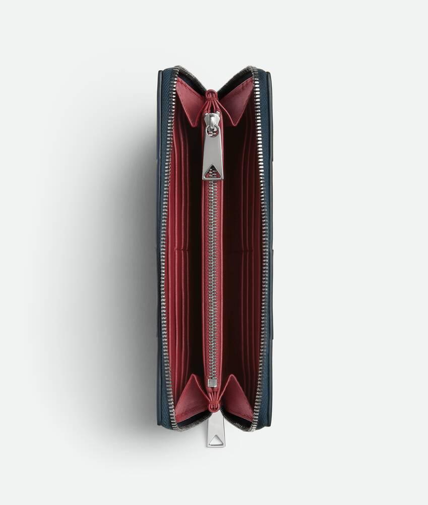 Men's Cassette Zip Around Wallet in Deep blue/ambra Product Image