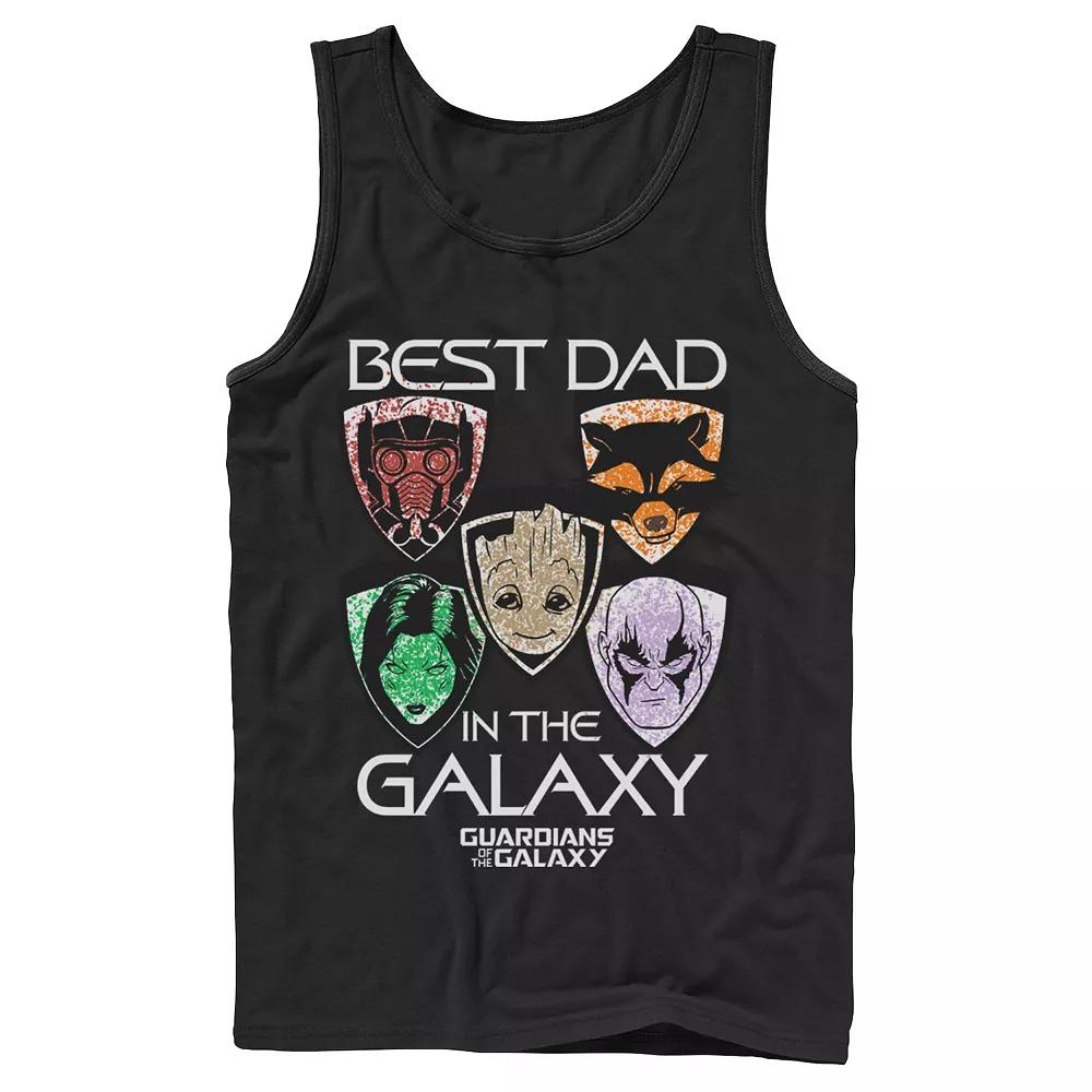 Men's Marvel Guardians Best Dad Father's Day Tank Top,  Product Image