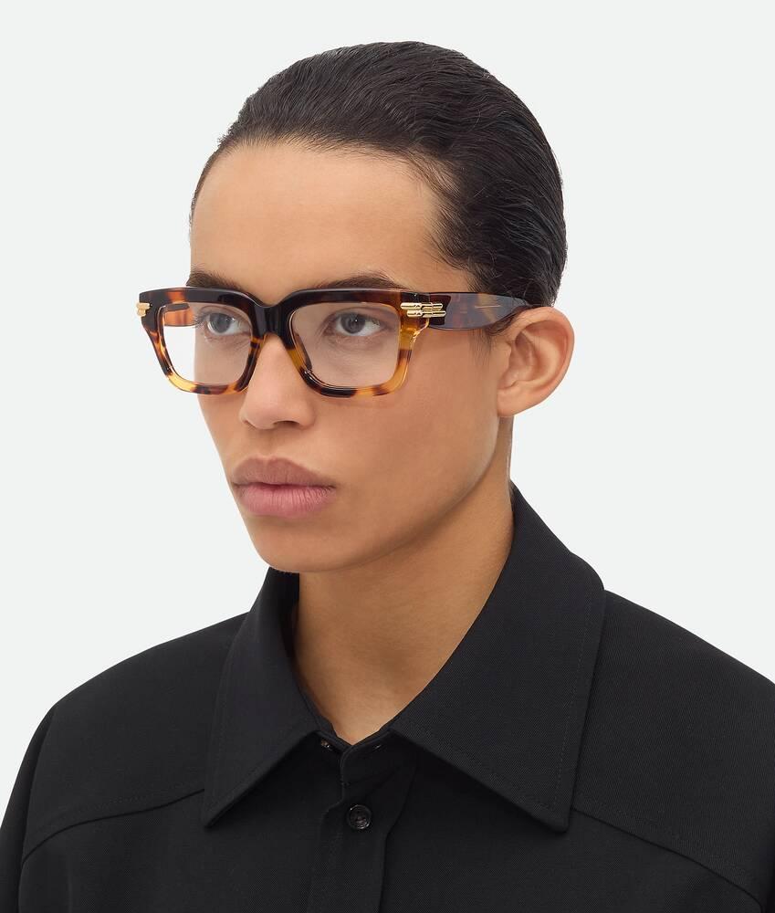 Mitre Square Eyeglasses in Havana/transparent Product Image