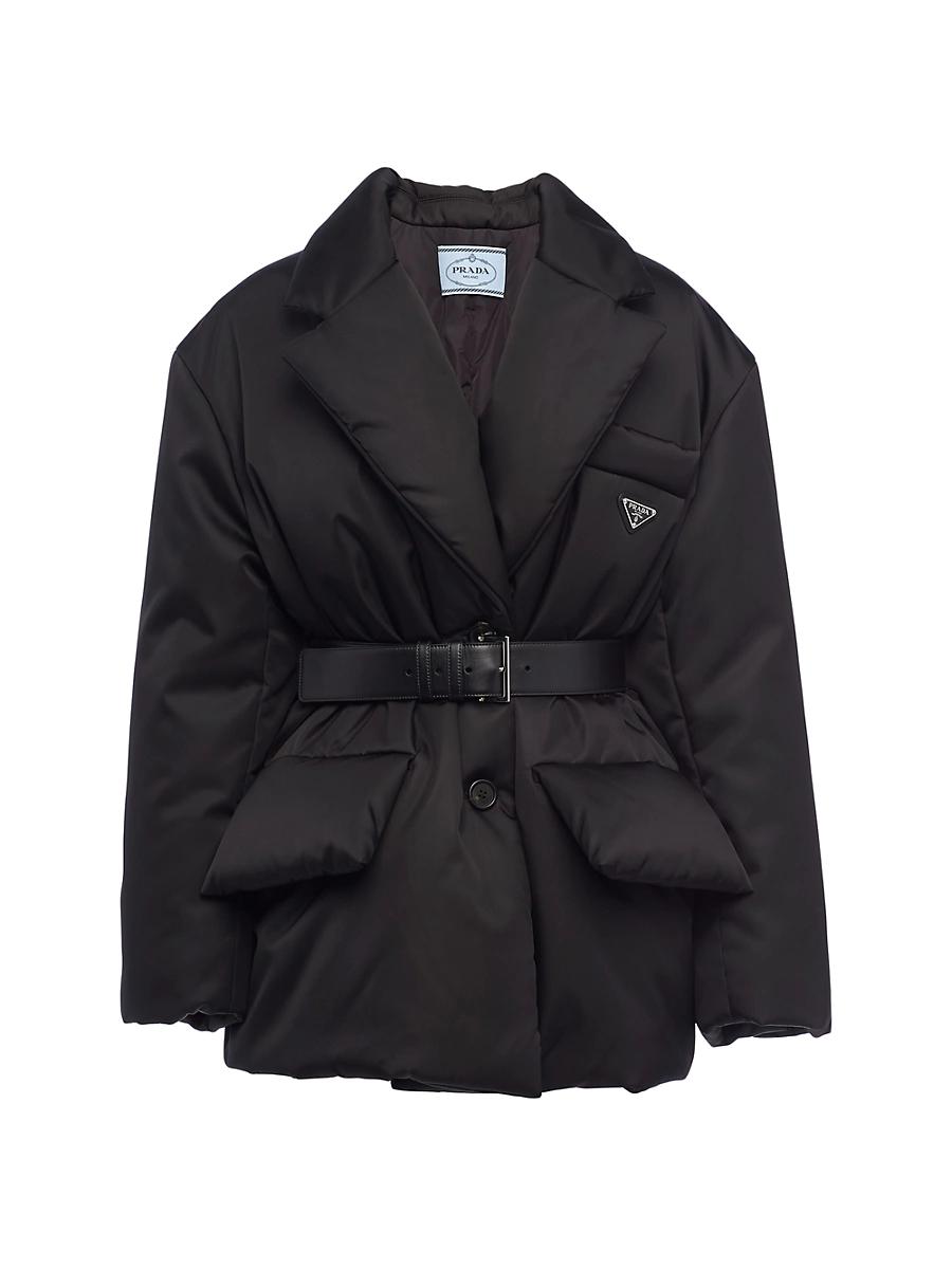 Re-Nylon Belted Down Jacket Product Image