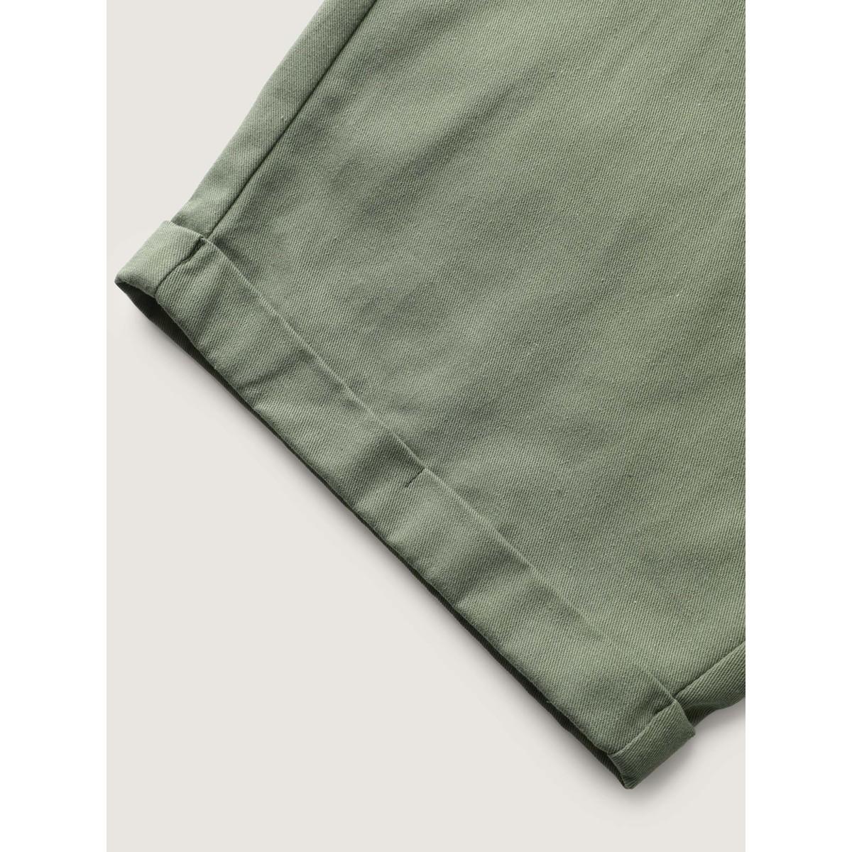 Plus Size Denimsage Pure Cotton Cuffed Hem Stretchy Waist Jumpsuit Women Leisure Sleeveless Non Casual Loose Jumpsuits BloomChic 28/5X Product Image