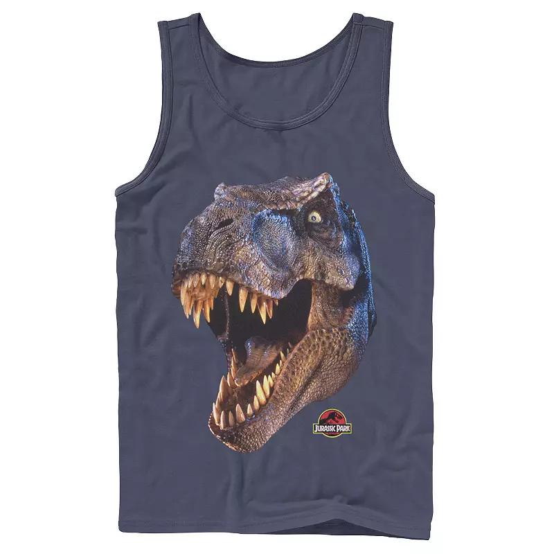 Men's Jurassic Park T-Rex Head Roar Tank Top,  Product Image