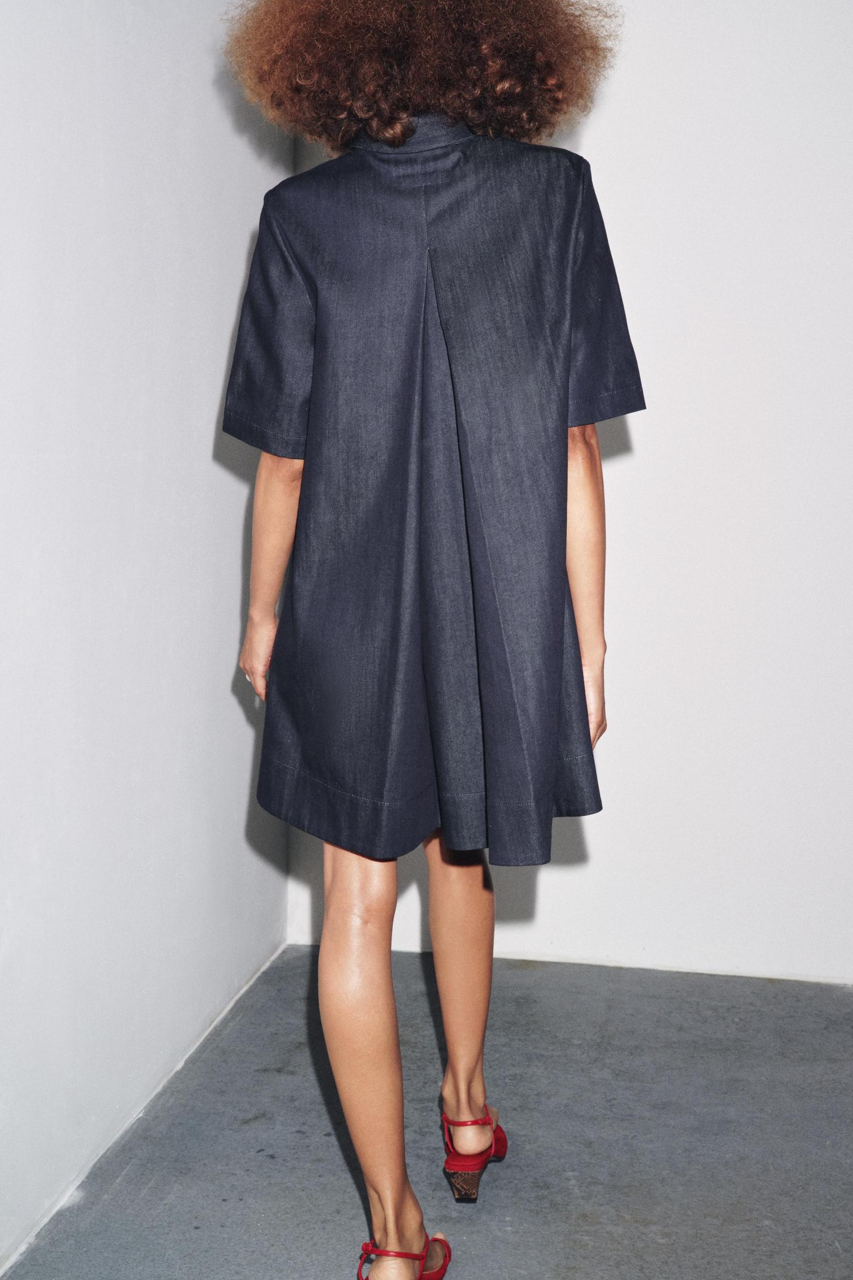 ZW COLLECTION DENIM MINI DRESS Product Image