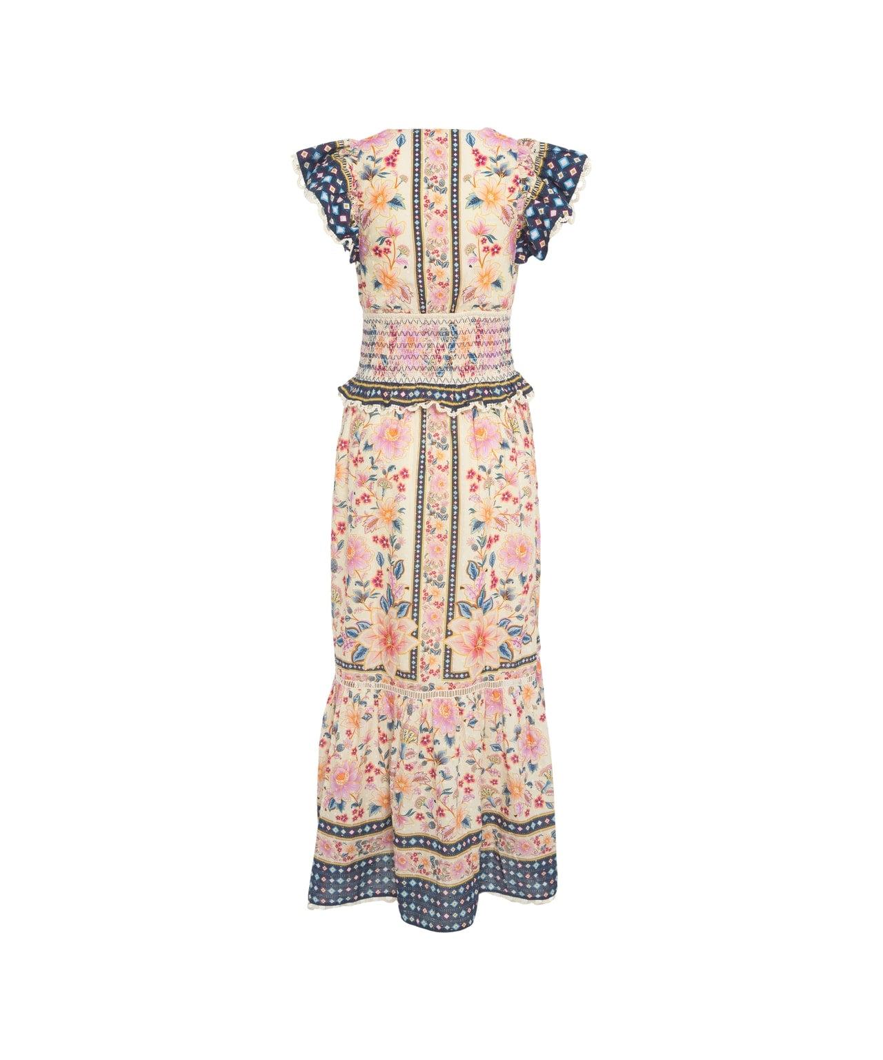 Maxi dress with floral print Product Image