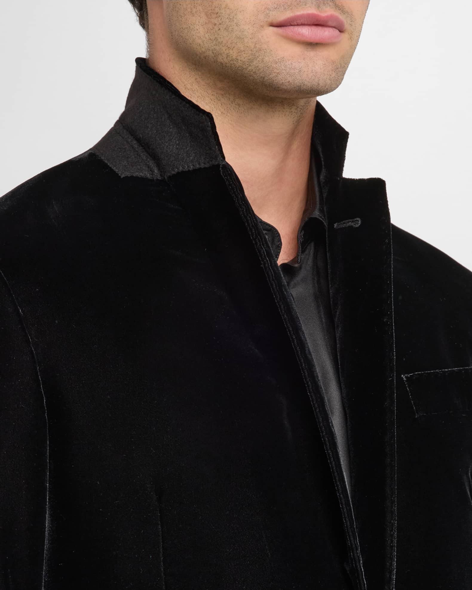 Men's Velvet Notch Lapel Dinner Jacket Product Image