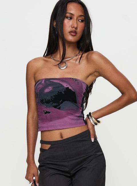 Cherry Lips Tube Top Multi Product Image