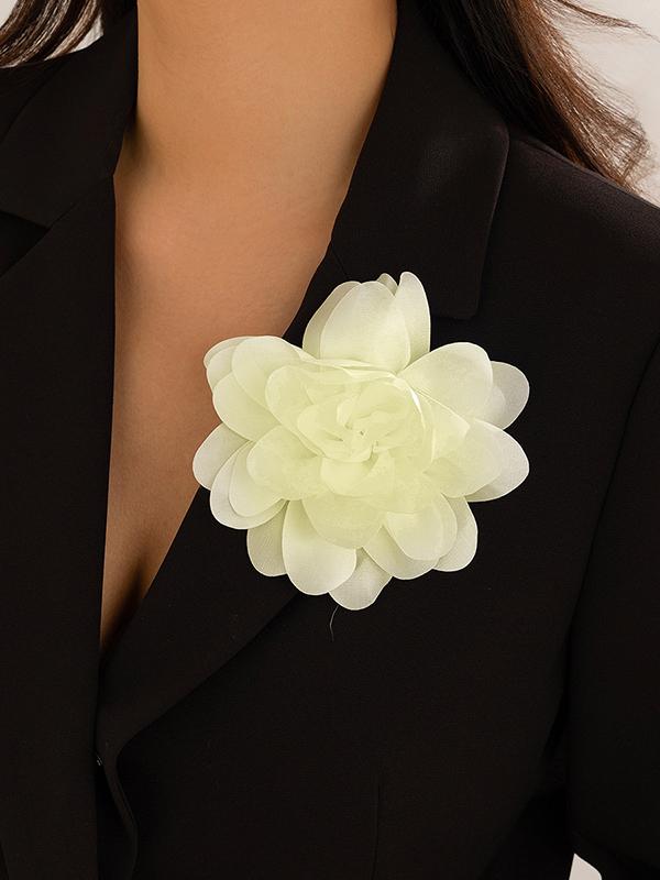 Three-Dimensional Flower Brooch Accessories Product Image