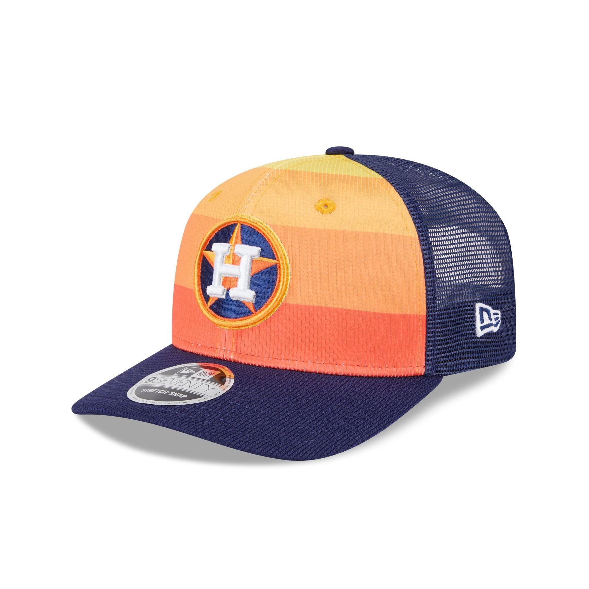 Houston Astros 2025 Batting Practice 9SEVENTY Trucker Hat Male Product Image